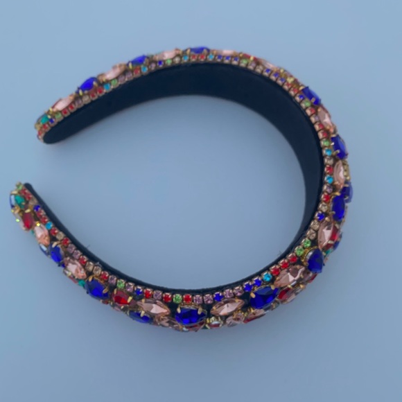 Bossed up blinged out rhinestone headband … main image 15